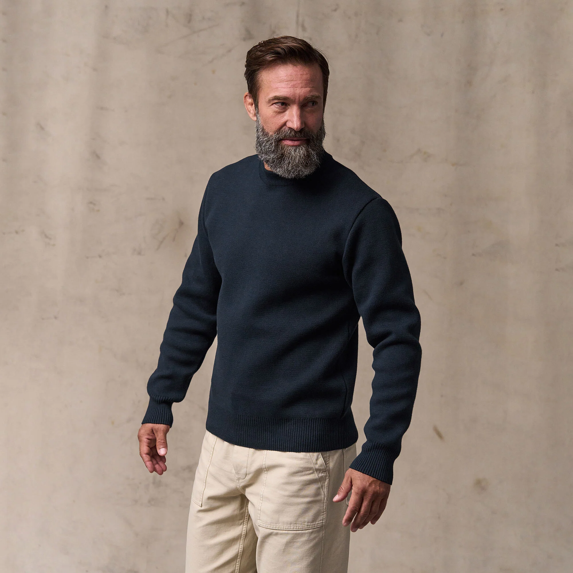 COTTON CREWNECK GUIDE SWEATER - Image 5