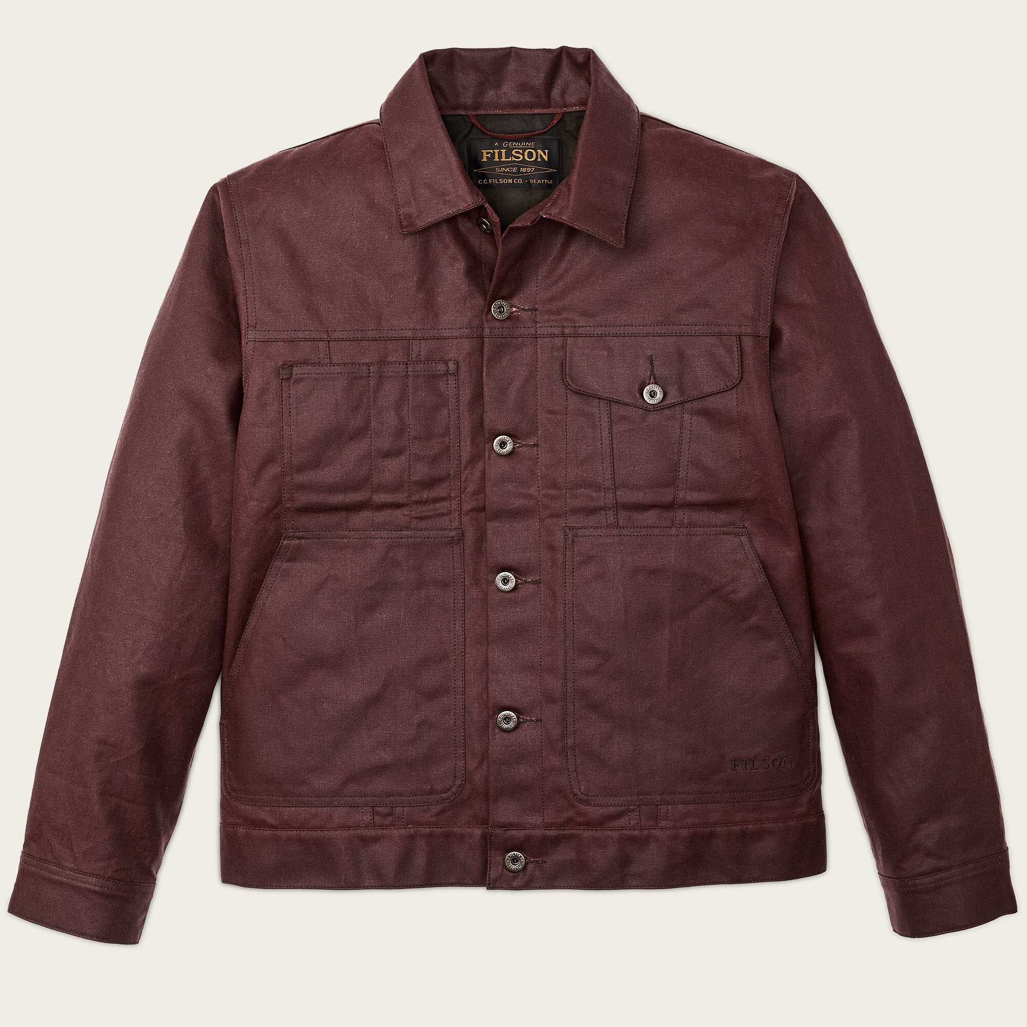 TIN CLOTH SHORT LINED CRUISER JACKET