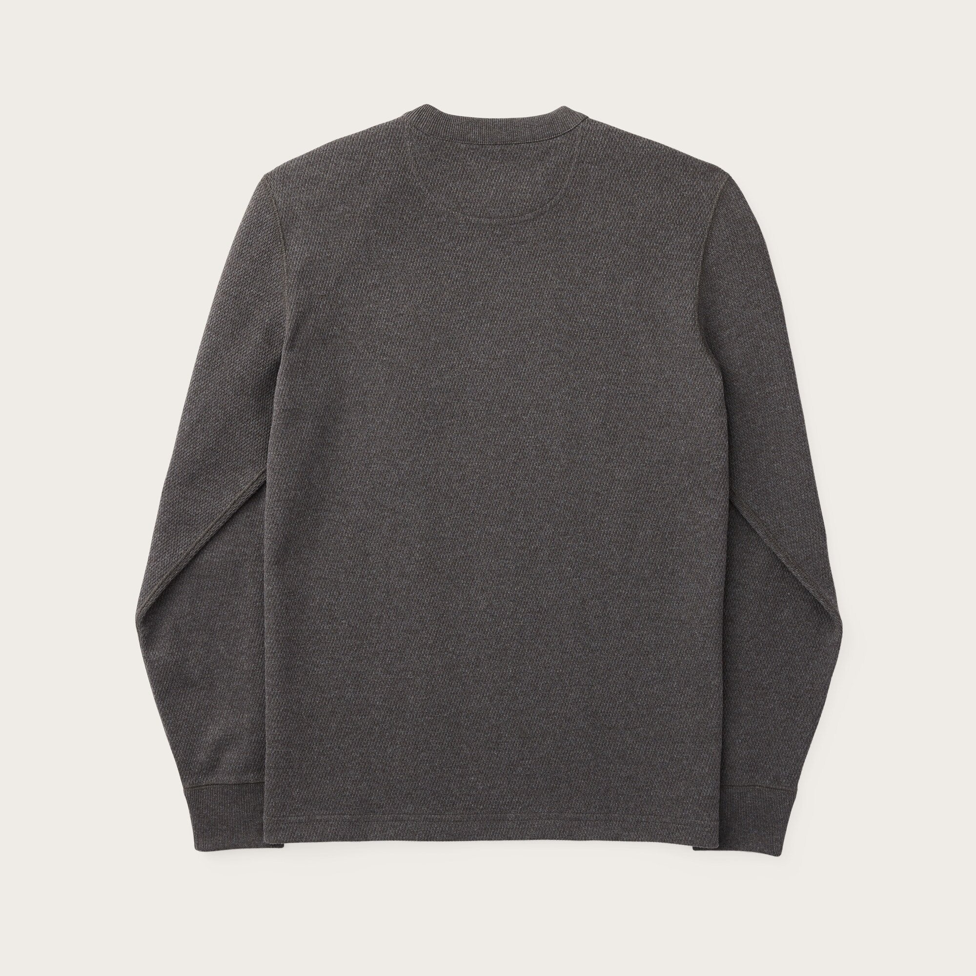 WAFFLE KNIT THERMAL CREW - Image 2